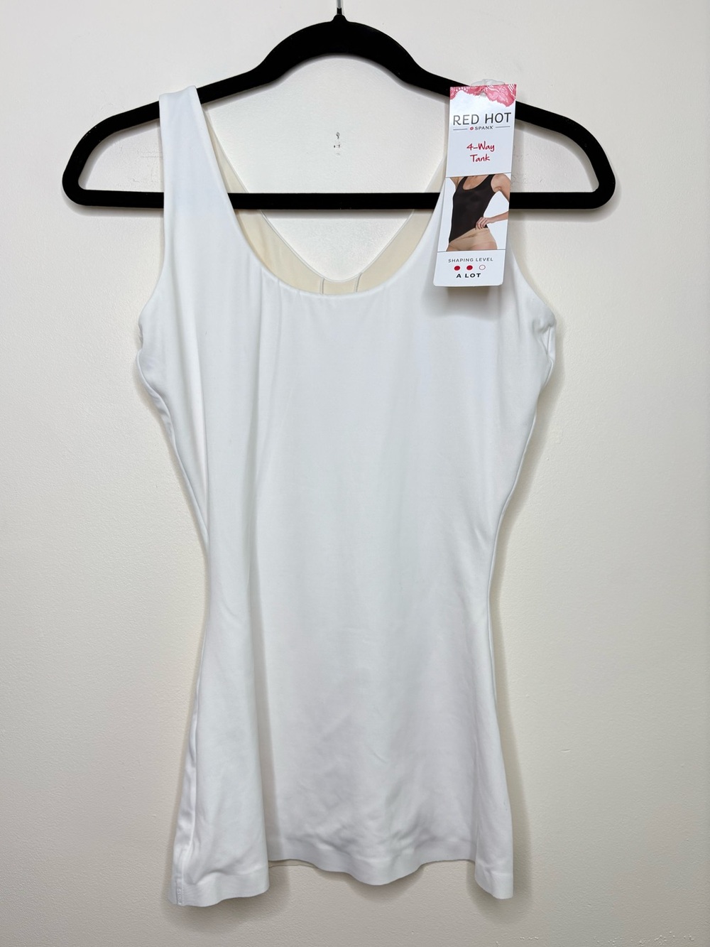 Spanx Red Hot 4 Way Reversible Shapewear Tank Size XL NWT